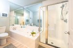NEW PHOTO Whalers View, Master Bedroom ensuite Bathroom Includes Jetted Tub